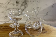 4x Vintage Sektschalen