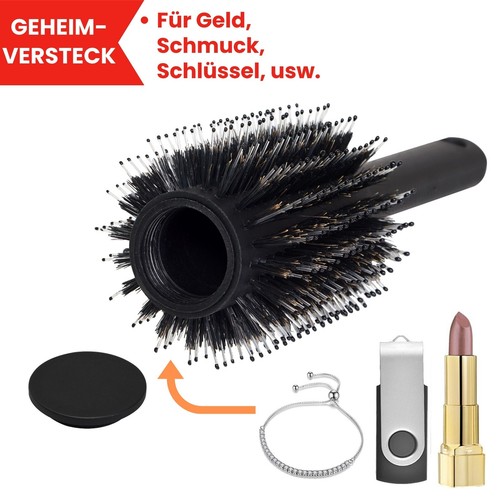 Haarbürste mit geheimfach - mit,