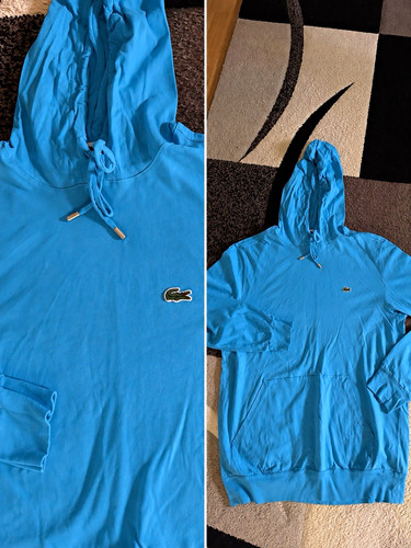Lacoste herren hoodie blau - herren,