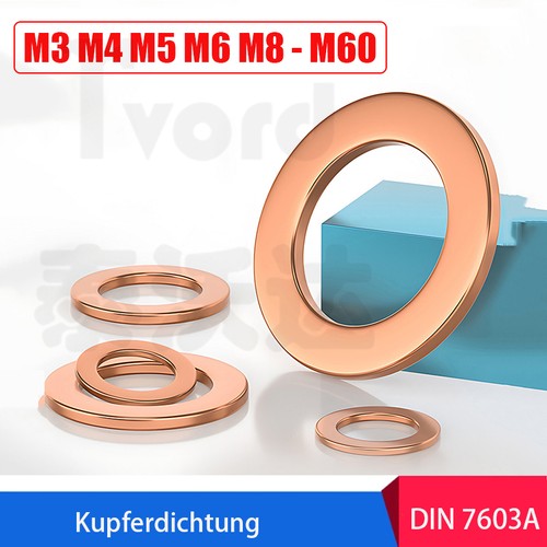 Kupferdichtung m6 m8 - m3,