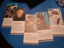 Lesezeichen 5 Stk. ,vintage Karl-May-Verlag Bamberg, Old Shatterhand, Winnetou