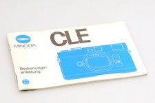 Original Minolta Bedienungsanleitung für die Minolta CLE auf Deutsch