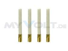 4x Ersatz- Glasfaserpinsel