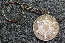 Schlüsselanhänger DDR Orden der Volkspolizei "Für treue Dienste" Silber Original
