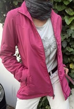 Schöne leichte Lauf Jacke cool Running Gr. S/36 TCM pink 100%PE RV Reflektoren?