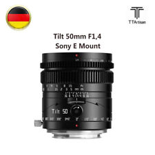 TTArtisan tilt 50mm f1,4 Objektiv Vollformat Manueller Objektiv für Sony Kamera