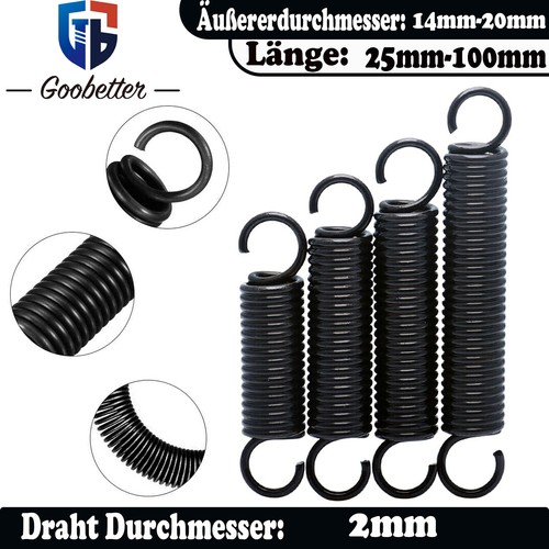 Federstahl feder zugfeder - federstahl, 2mm