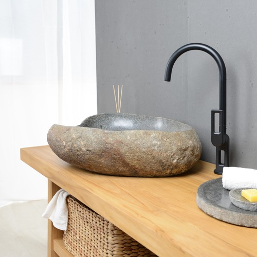 Stein waschbecken aus - cm,
