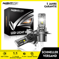 2x H4 LED Scheinwerfer Mit