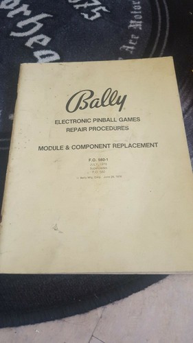 Flipper bally pinball repair - bally,