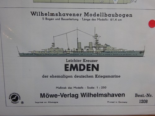 Emden kreuzer wilhelmshavener - emden,