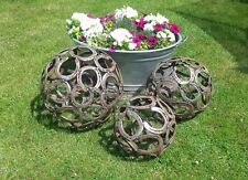 Hufeisenkugel Hufeisen Kugel 50 cm ,Garten, Deko , Edelrost ,Shabby,Kugel