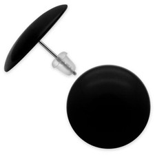 ein Paar süße Ohrstecker rot weiß schwarz Edelstahl Rockebilly 50er 60er