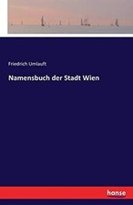 Namensbuch der Stadt Wien von