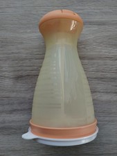 Tupperware Puderfee Puderzuckerstreuer Aufbewahrung mit Deckel Orange Gelb TOP