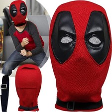 Deadpool Maske Superhelden Cosplay Maske Halloween Vollgesichtsmaske für Herren
