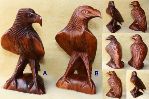 Holz adler vogel figur - adler,