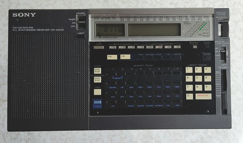 Sony weltempfänger icf - sony,