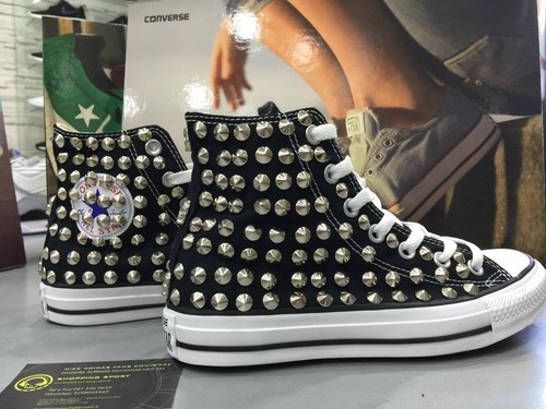 Converse schwarz high nieten - high,