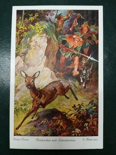Postcard hinke grimm - hinke,