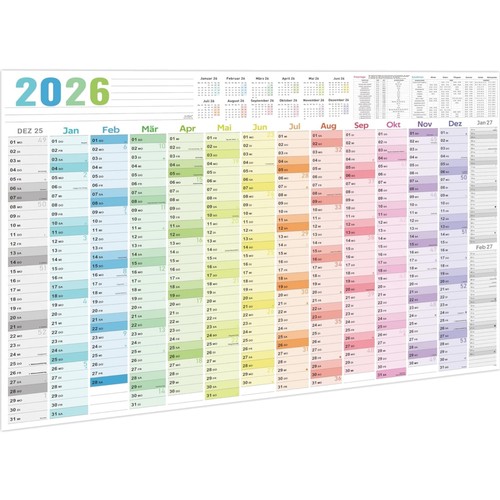 Wandkalender 2026 xxl poster - wandkalender,