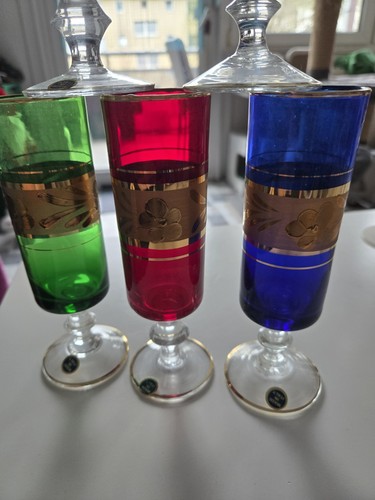 Murano kristall sektglas mit - kristall,