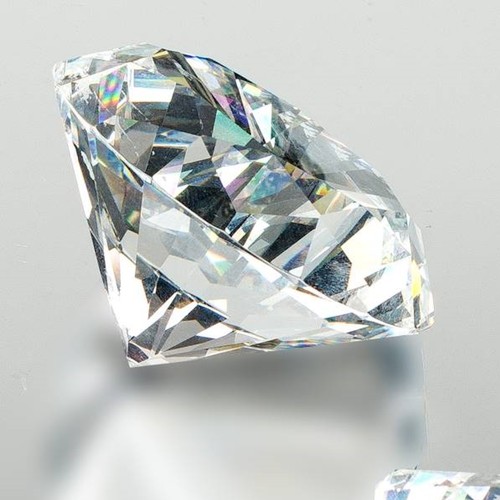 Deko diamant klar 5cm - klar, d.