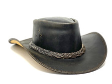 Lederhut western cowboy unisex - western,