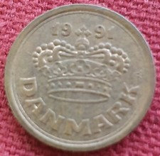 DÄNEMARK 1991 25 ORE
