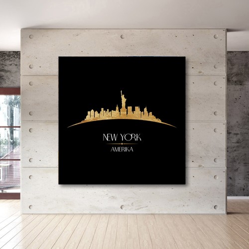 New york acrylglas bild - york,