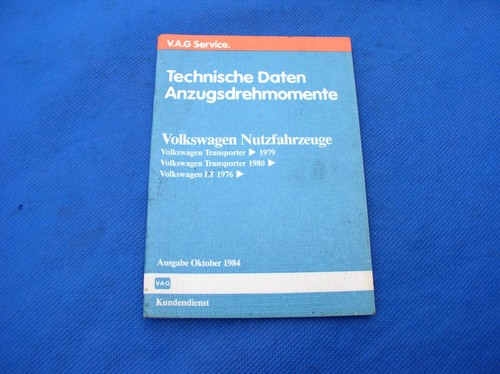 Vag service technische - service, daten