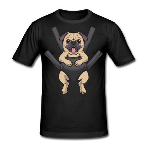 Mops hund tragetasche - mops,