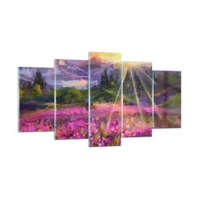 Wandbilder 160x85cm 5 tlg