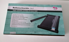 Rollenschneider 2in1 Papier schneiden & falzen mit einem Gerät "Ideen mit Herz"