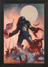 Victorious Predator gerahmtes