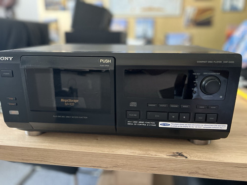 Sony megastorage cdp - sony, cdp-cx55