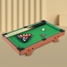 Billardtisch-Set für Kinder, Holztisch-Billardspiel für Jungen, Mädchen,