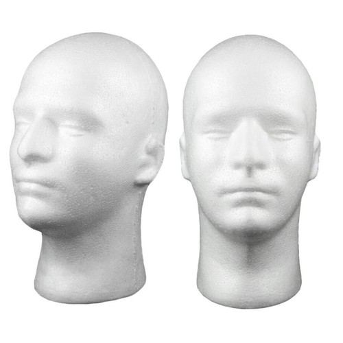 2pcs styropor salon männliche - 2pcs,