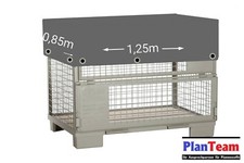 Gitterboxen Abdeckhaube professionell gefertigt / versch. Höhen & Farben