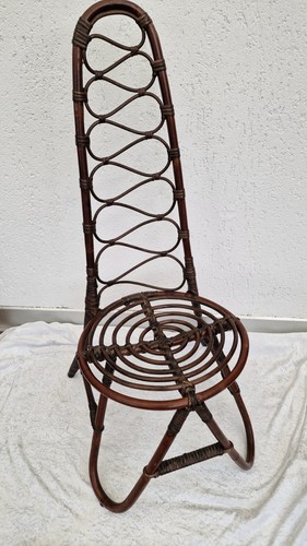 Bambus rattanstuhl dirk van - ,