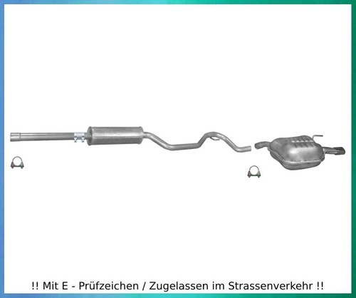 Auspuffanlage für opel vectra - auspuffanlage,