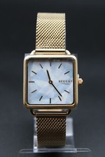 Damenuhr Regent - BA-509  Frauenuhr Armbanduhr gelbgoldfarben Edelstahl Quarzuhr