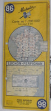 Michelin Frankreich Karte Blatt 86 - Luchon - Perpignan