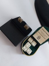 Konvolut Poker Pokerspiel Pokerwürfel + Manschettenknöpfe Edelstahl König A-Zone