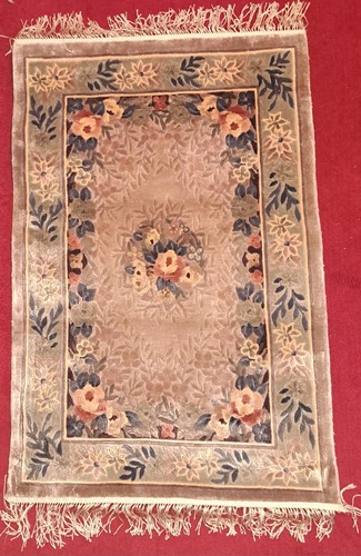 Seidenteppich floral - seidenteppich,