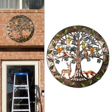 Baum Metall Wandbild Metall