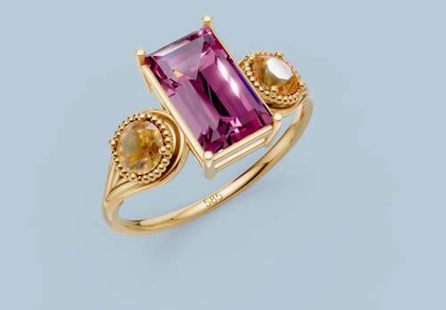 Sehr eleganter pink turmalin - ,