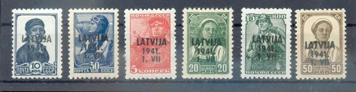 Lettland satz mnh - lettland,