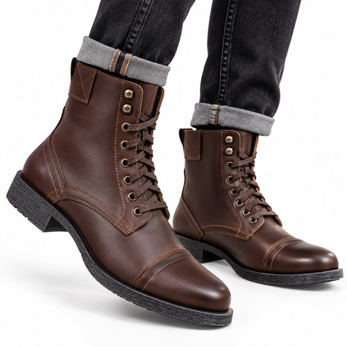 Herren hoch kampfstiefel - hoch,