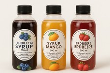 3x 500ml Sirup Set für Bubble